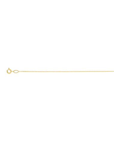 9CT Y/G OVAL NKLT 1.00mm/45cm